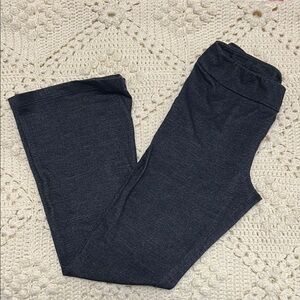 Kids Dark Denim Flare Leggings